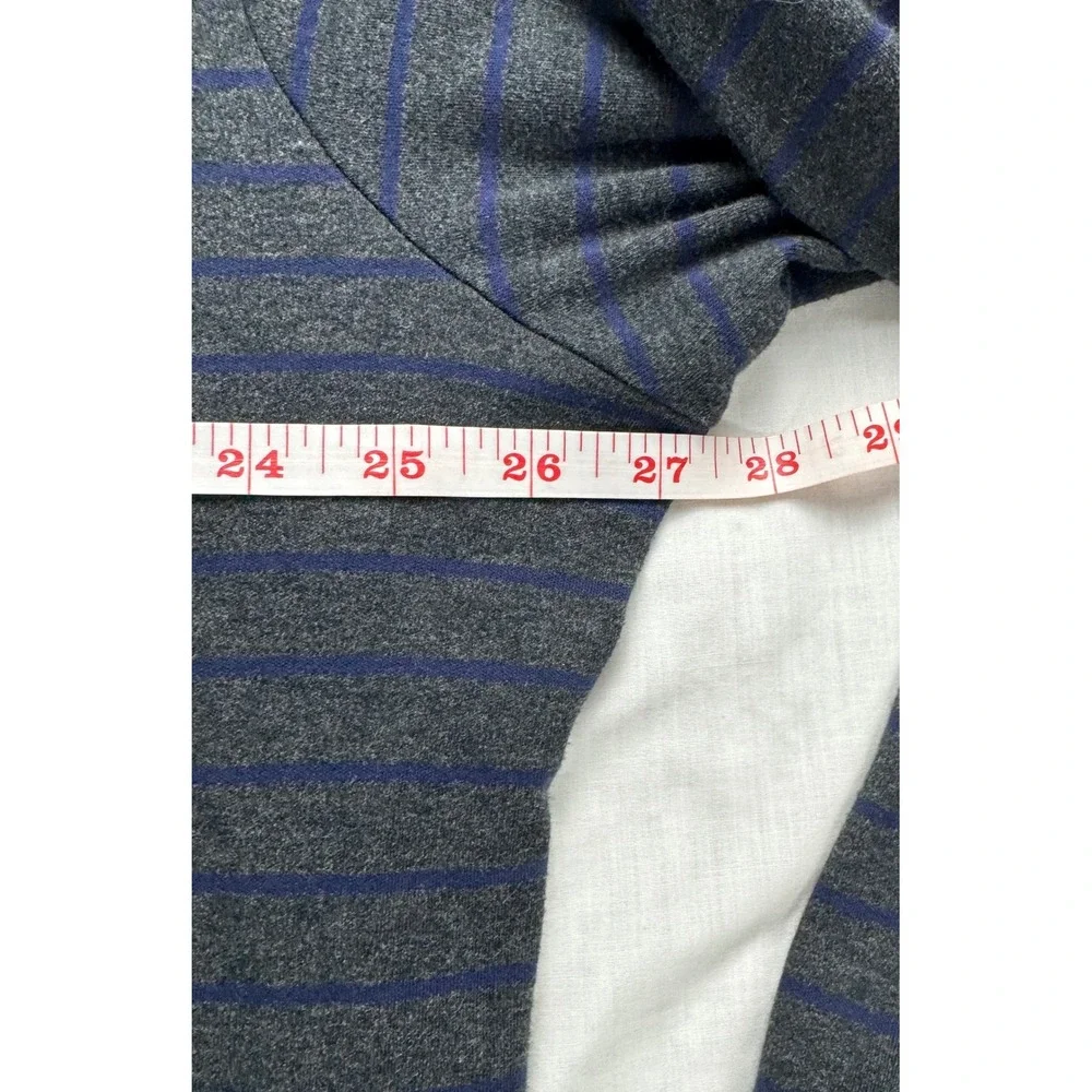 Polo Ralph Lauren Mens 3XLT Long Sleeve Striped Polo Shirt Grey Navy Blue‎ Tall